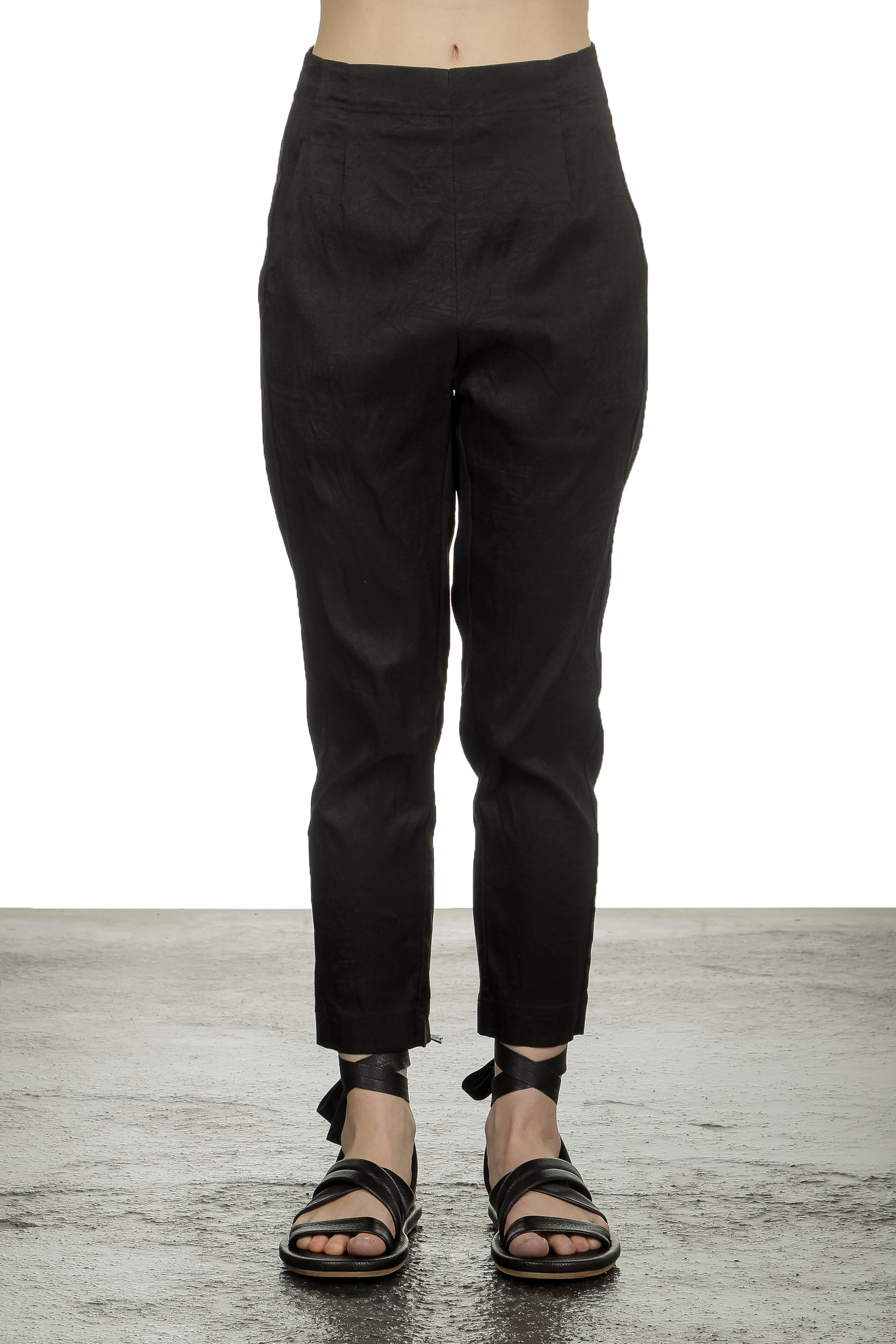 Rundholz Dip Damen Hose schwarz
