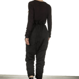 Rundholz Dip Damen 7/8 Sarouelhose mit hohem Bund schwarz
