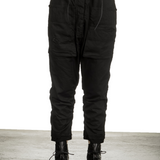 Rundholz Dip Damen 7/8 Sarouelhose mit hohem Bund schwarz