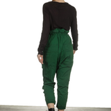 Rundholz Dip Damen 7/8 Sarouelhose mit hohem Bund grün
