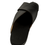 Marsèll Damen Leder Slipper mit Riemen schwarz