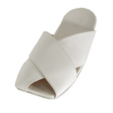 Marsèll Damen Leder Slipper mit Riemen weiß