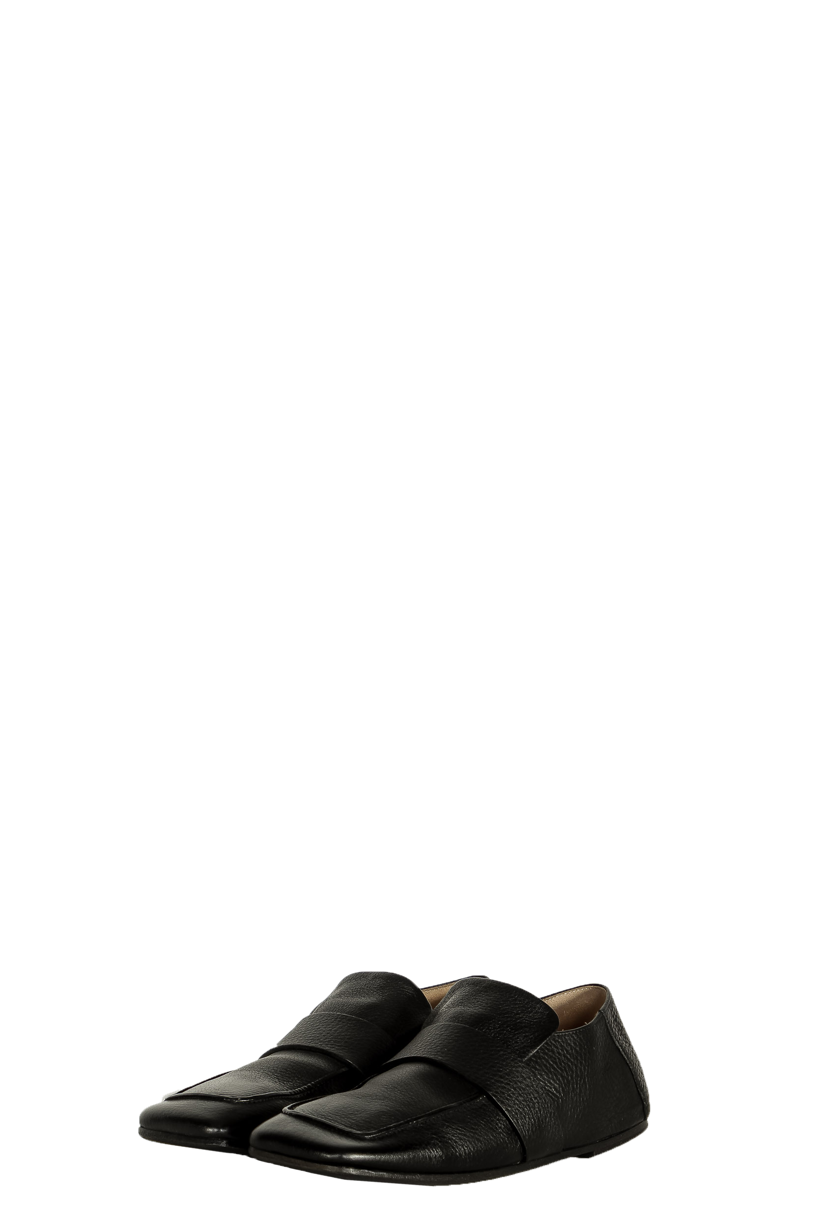 Marsèll Damen Loafer mit eckiger Kappe schwarz