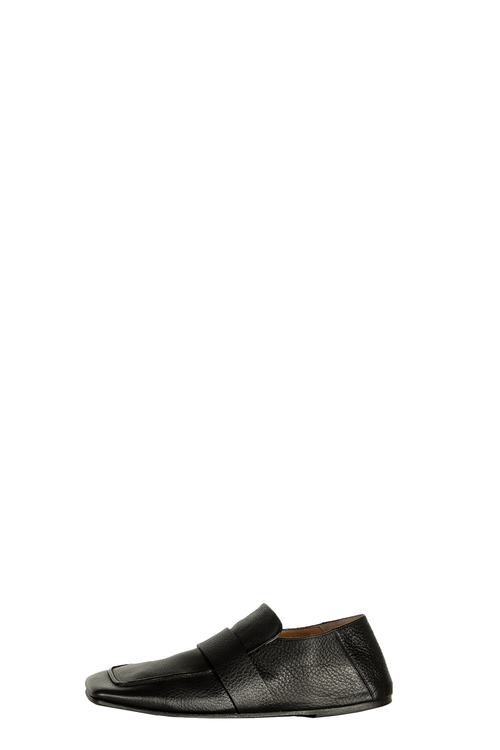Marsèll Damen Loafer mit eckiger Kappe schwarz