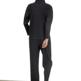 Homme Plissé Issey Miyake Herren Hose dunkelblau