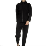 Homme Plissé Issey Miyake Herren Hose schwarz
