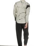 Homme Plissé Issey Miyake Herren Hose schwarz