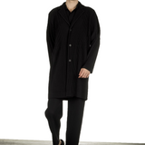 Homme Plissé Issey Miyake Herren Mantel schwarz