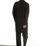 Homme Plissé Issey Miyake Herren Mantel schwarz