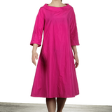 Katharina Hovman Damen Kleid in A-Linie pink