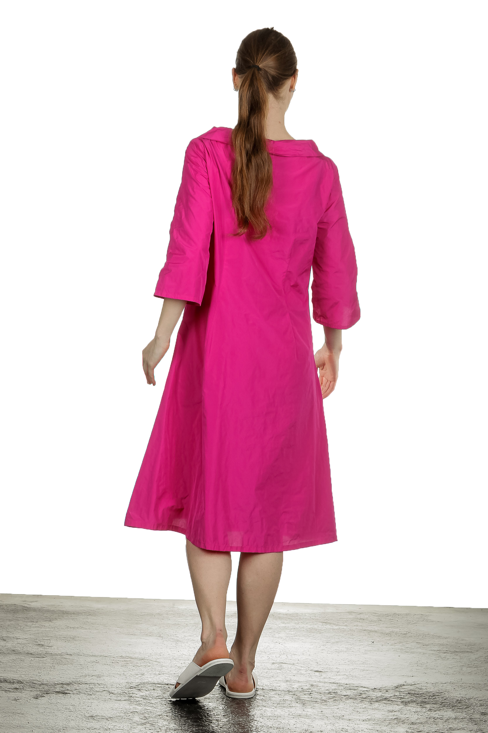 Katharina Hovman Damen Kleid in A-Linie pink