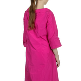 Katharina Hovman Damen Kleid in A-Linie pink