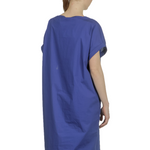 Katharina Hovman Damen Kleid mit kurzen Ämeln blau