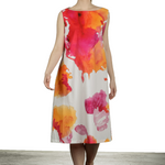 Katharina Hovman Damen A-Linien Kleid mit Print mehrfarbig
