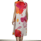 Katharina Hovman Damen A-Linien Kleid mit Print mehrfarbig