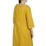 Katharina Hovman Damen Kleid in A-Linie gelb