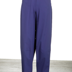 Katharina Hovman Damen Hose mit hohem Bund blau