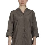 Katharina Hovman Damen Bluse mit Schalkragen fango