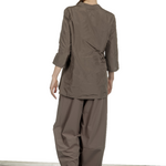 Katharina Hovman Damen Hose mit hohem Bund fango