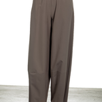 Katharina Hovman Damen Hose mit hohem Bund fango