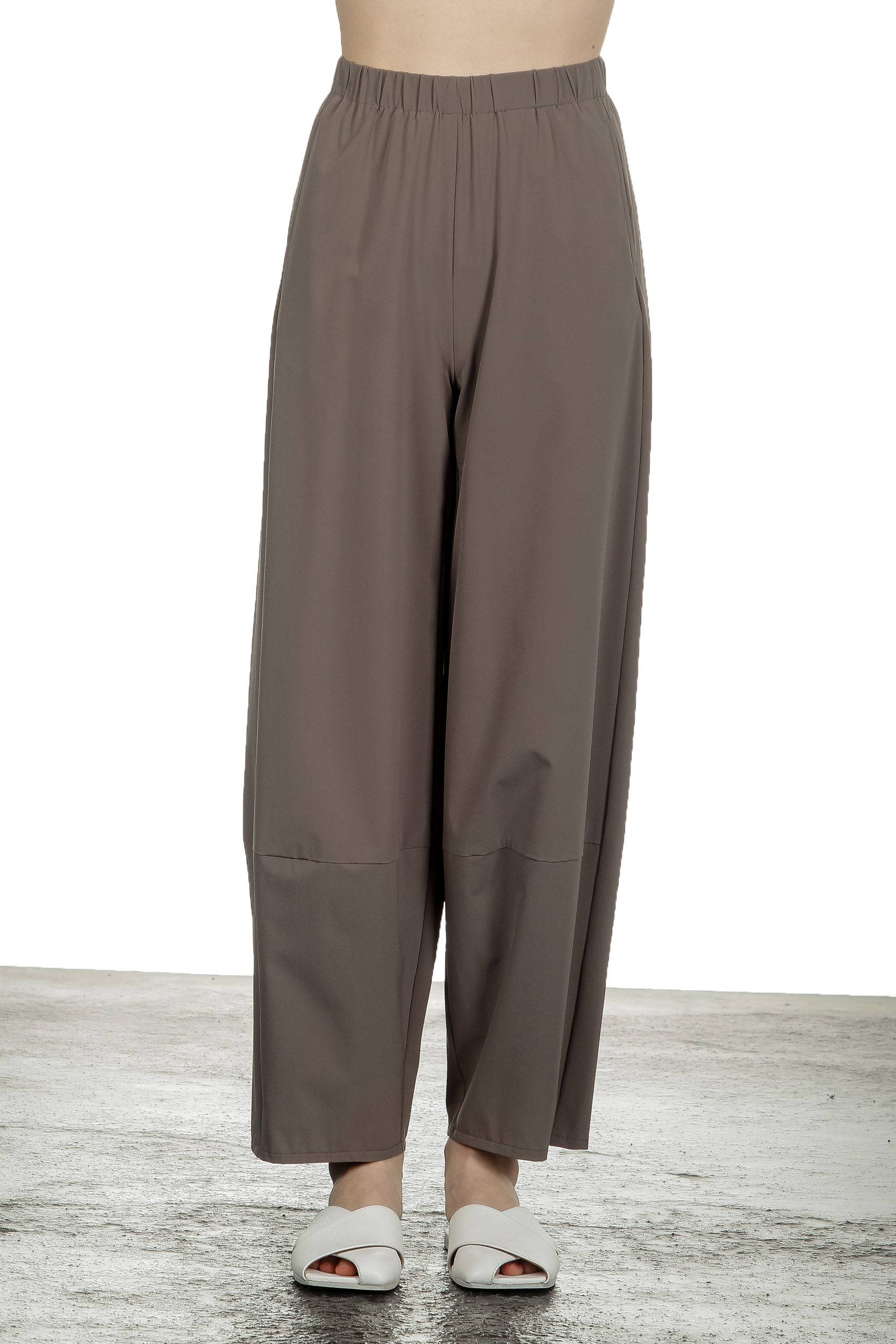 Katharina Hovman Damen Hose mit hohem Bund fango