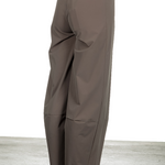 Katharina Hovman Damen Hose mit hohem Bund fango