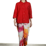Katharina Hovman Damen Hemdbluse rot
