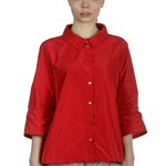 Katharina Hovman Damen Hemdbluse rot
