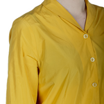 Katharina Hovman Damen Bluse mit Schalkragen 3/4 Arm gelb