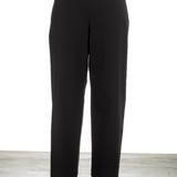 Katharina Hovman Damen Weite Hose mit hohem Bund schwarz