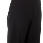 Katharina Hovman Damen Weite Hose mit hohem Bund schwarz