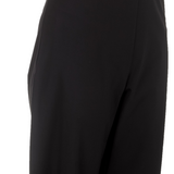 Katharina Hovman Damen Weite Hose mit hohem Bund schwarz