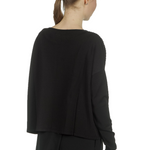 Sarah Pacini Damen Pullover mit strukturiertem Muster schwarz