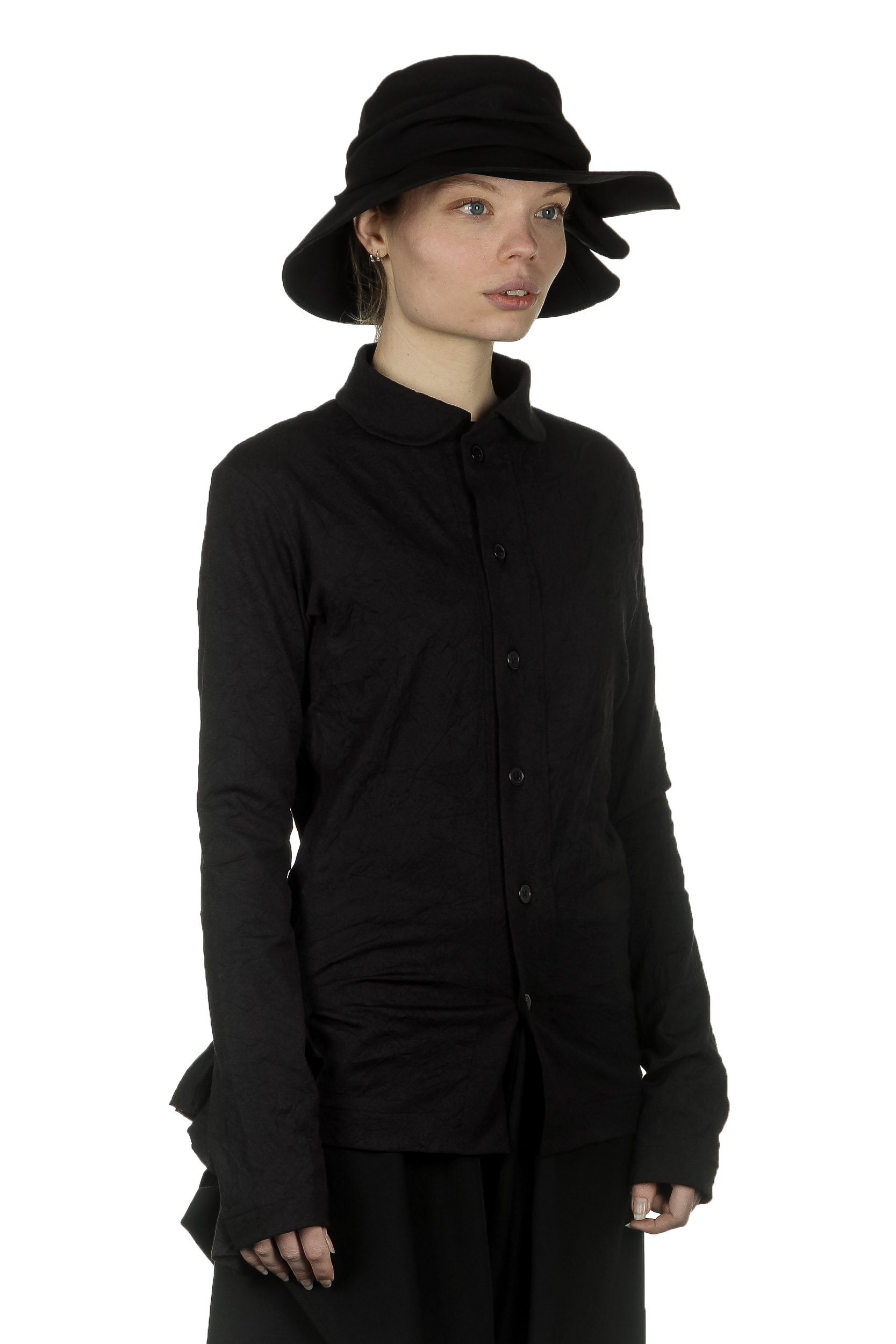 Y's Yohji Yamamoto Damen Hut mit Schleife schwarz