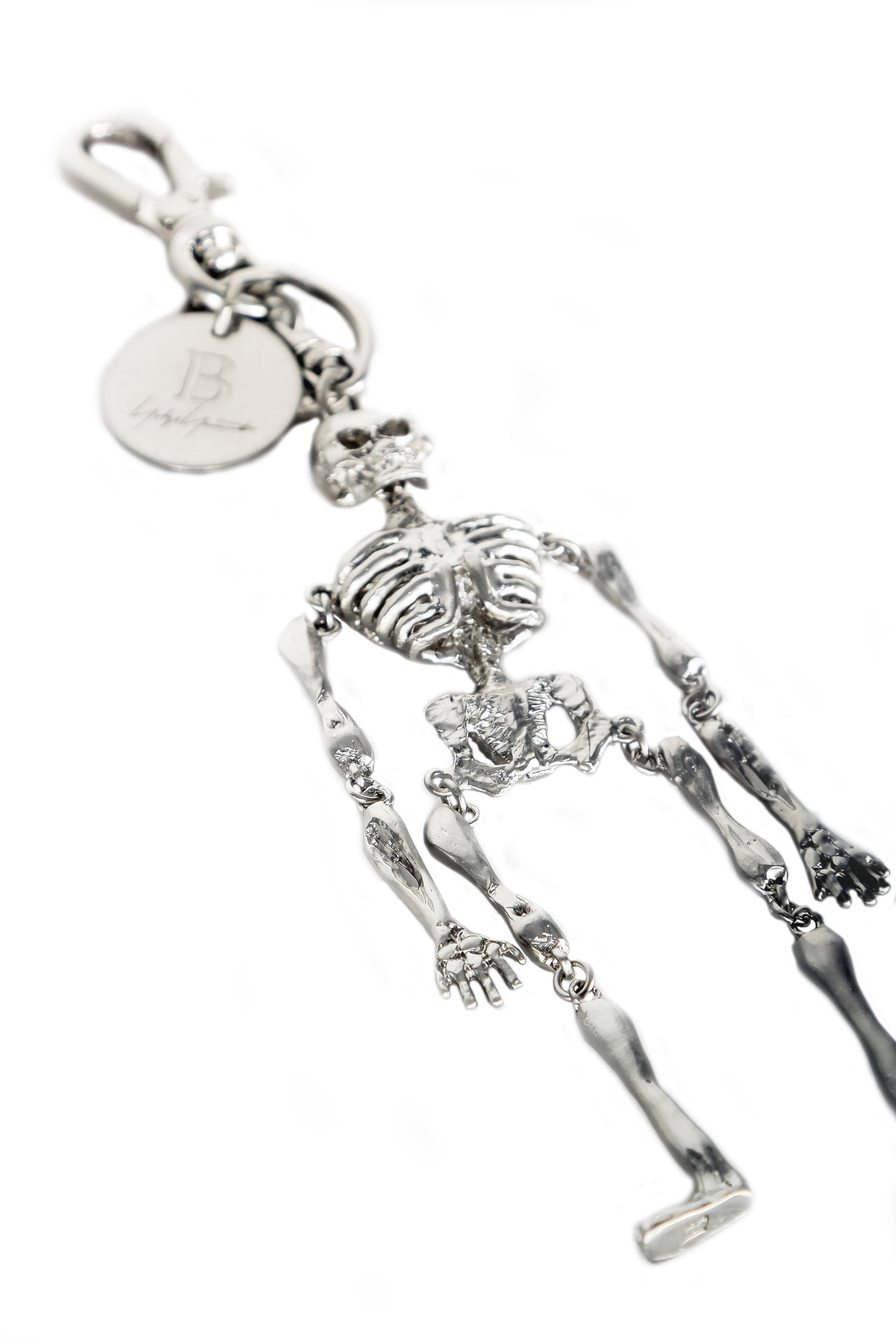 Yohji Yamamoto Schlüsselanhänger Skull silberfarben