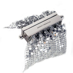 Paco Rabanne Damen Armband aus Kettengeflecht silber