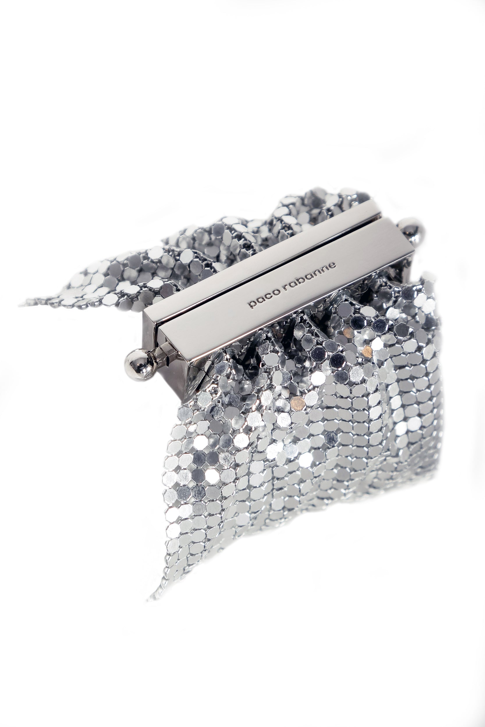 Paco Rabanne Damen Armband aus Kettengeflecht silber