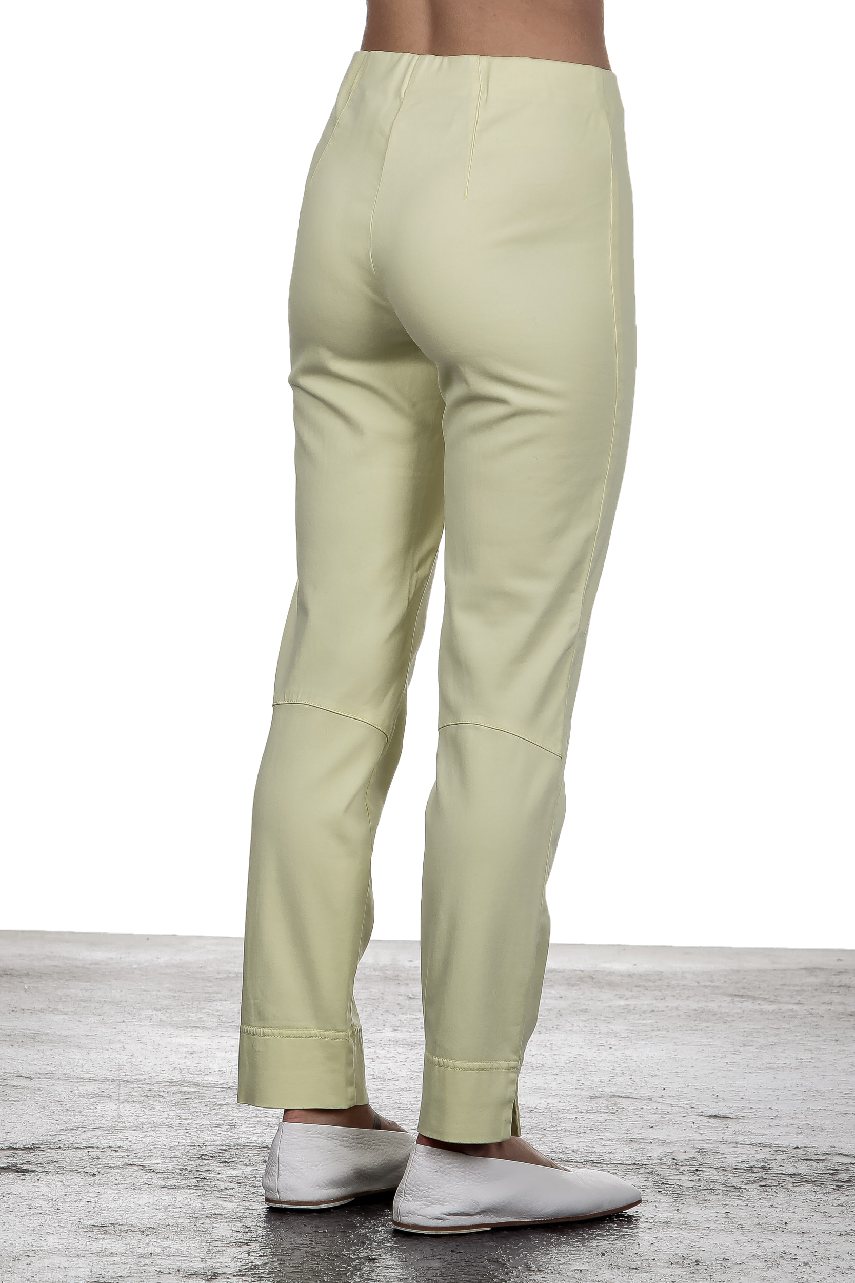 Seductive Damen 7/8 Hose 'SABRINA' mit elastischem Bund gelb