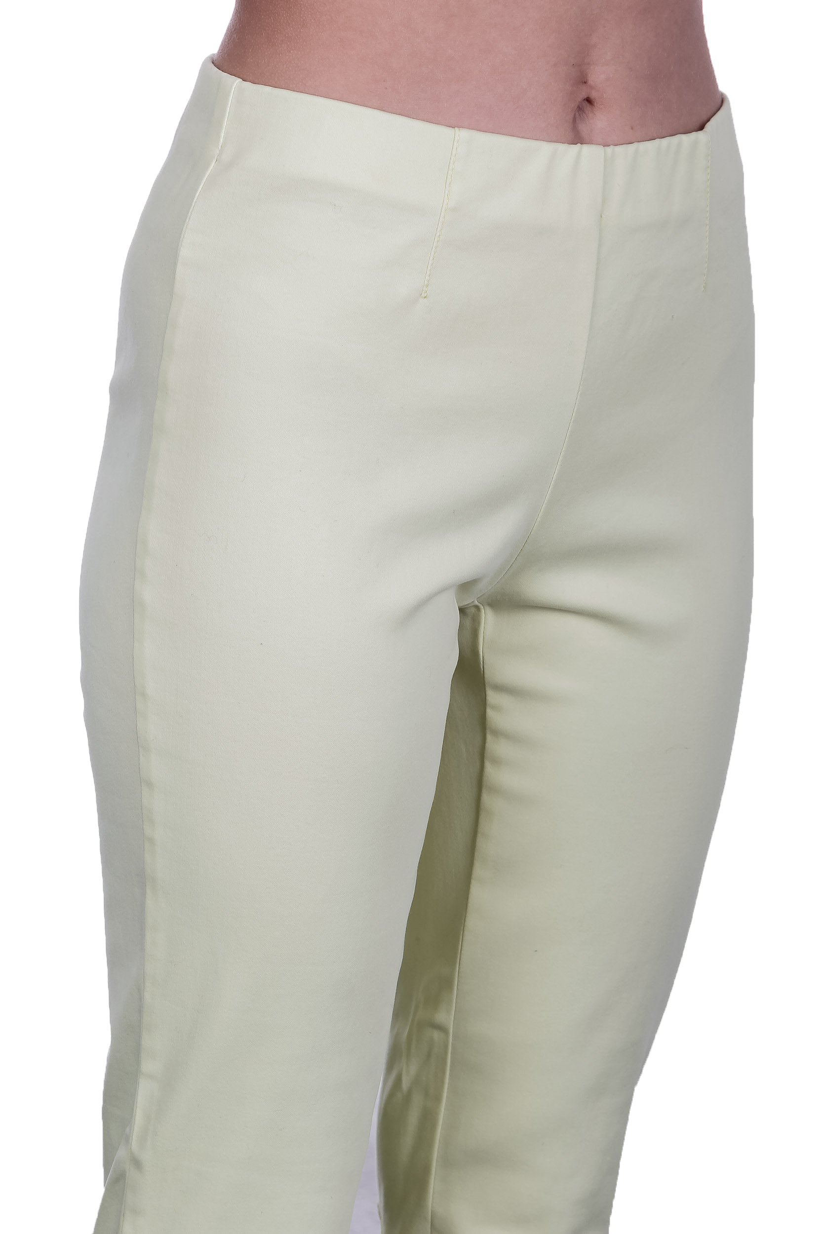 Seductive Damen 7/8 Hose 'SABRINA' mit elastischem Bund gelb