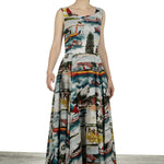 SAMANTHA SUNG Damen Sommerkleid ASTER weiß Print