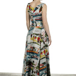 SAMANTHA SUNG Damen Sommerkleid ASTER weiß Print