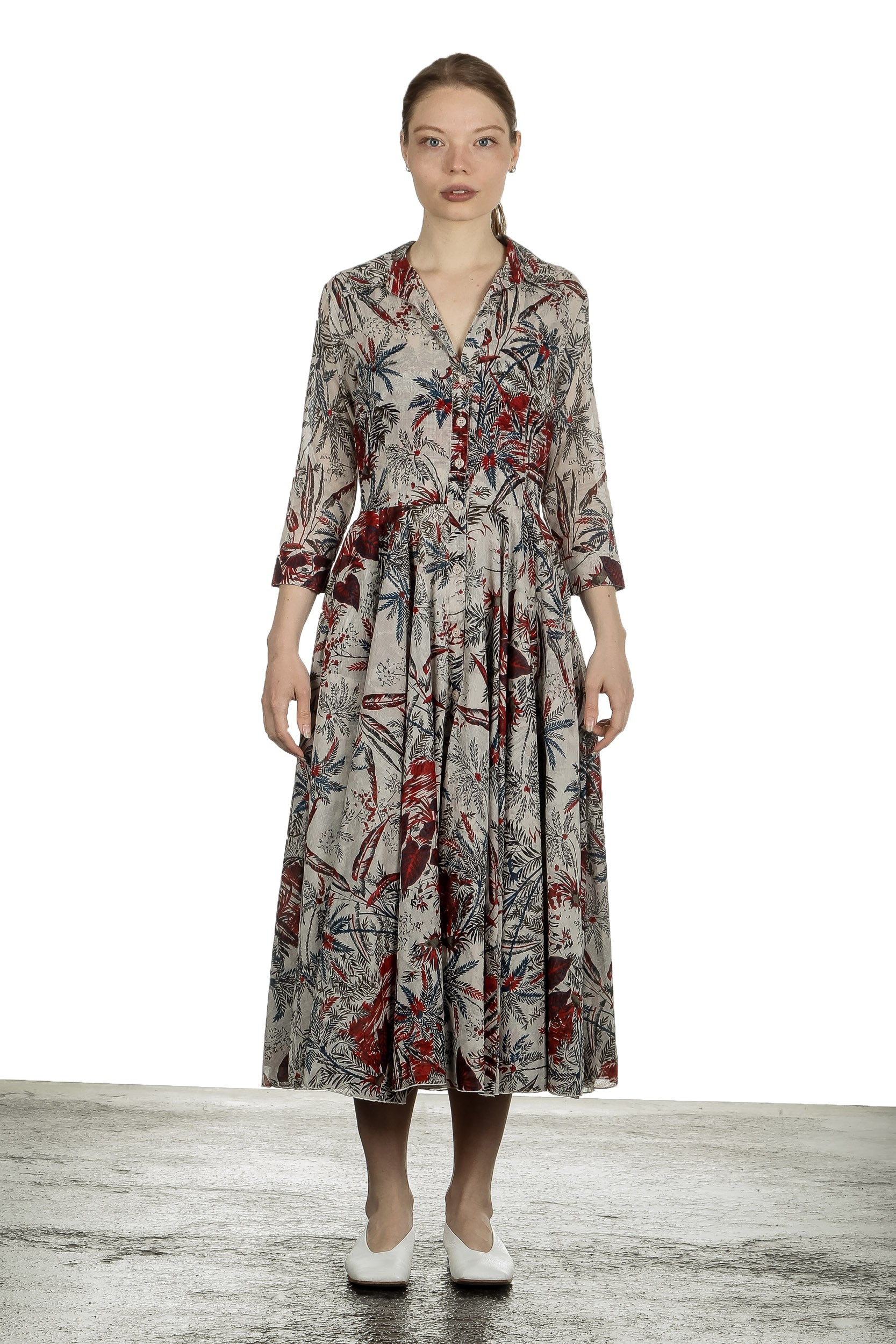 SAMANTHA SUNG Damen ASTER Kleid mit Print