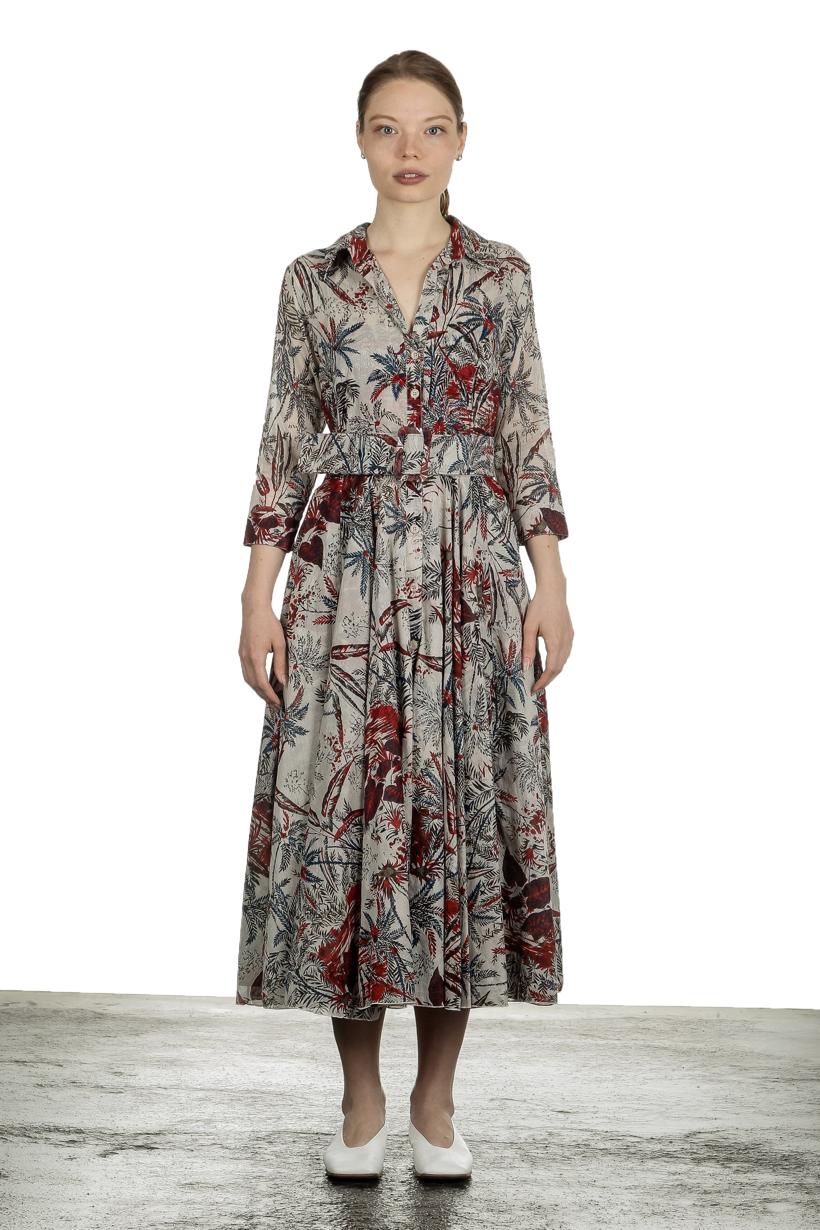 SAMANTHA SUNG Damen ASTER Kleid mit Print