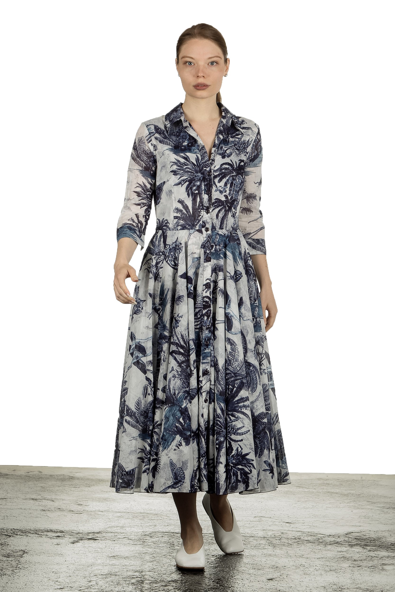 SAMANTHA SUNG Damen ASTER Kleid mit Print