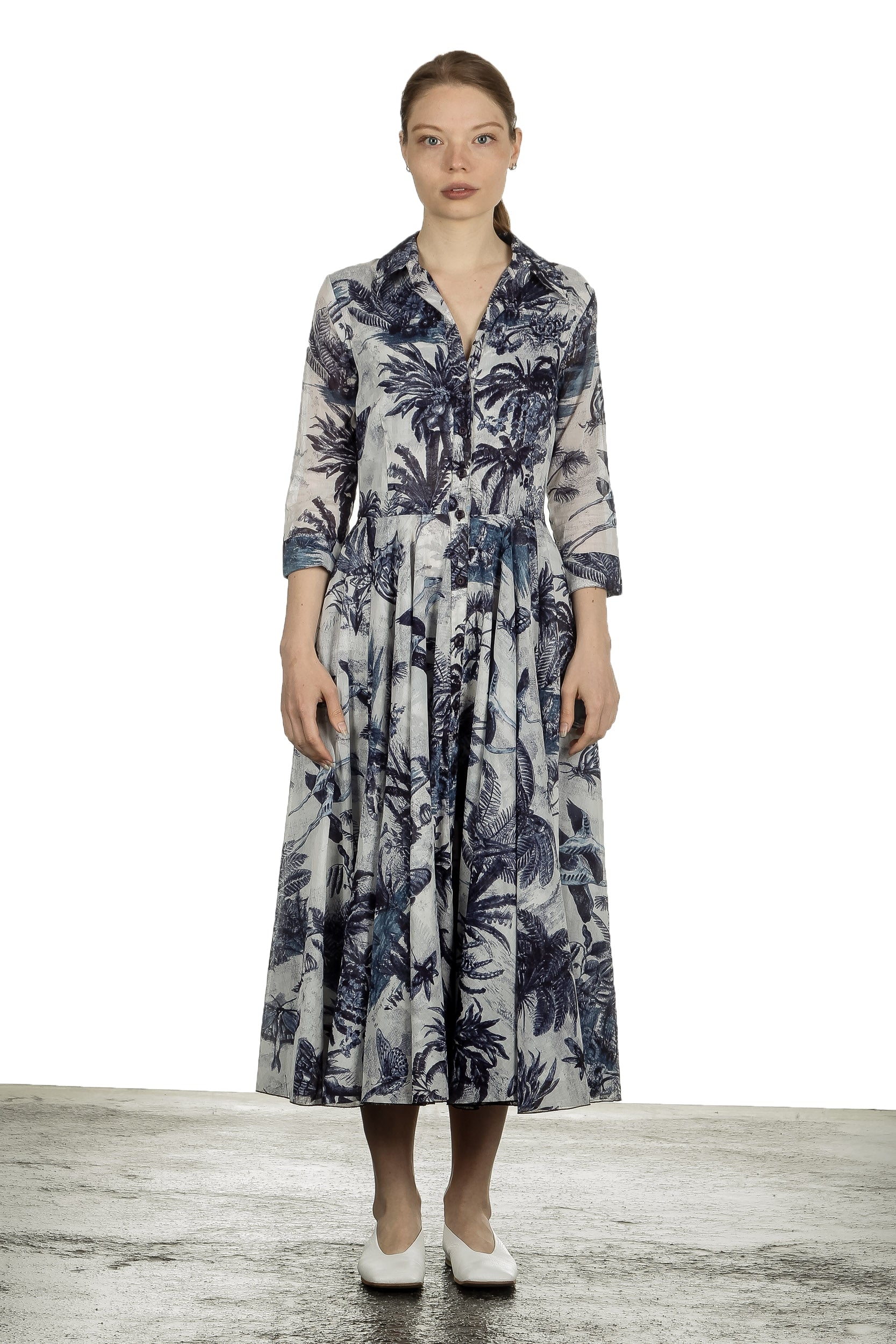 SAMANTHA SUNG Damen ASTER Kleid mit Print