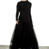 Marc Le Bihan Damen Asymmetrisches Kleid schwarz