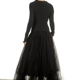 Marc Le Bihan Damen Asymmetrisches Kleid schwarz