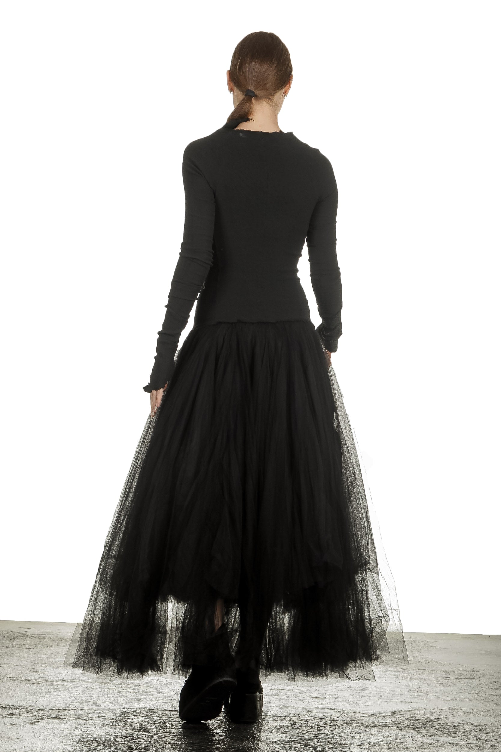 Marc Le Bihan Damen Asymmetrisches Kleid schwarz