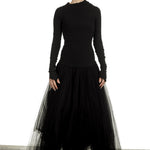 Marc Le Bihan Damen Asymmetrisches Kleid schwarz