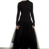 Marc Le Bihan Damen Asymmetrisches Kleid schwarz